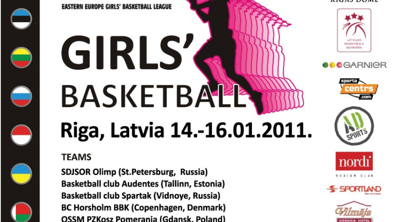 EEGBL 2011 trešās kārtas sacensību plakāts
Foto: www.girlsbasket.eu