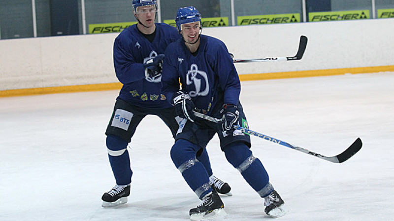 Miroslavs Šatans "Dynamo" treniņā
Foto: www.dynamo.ru