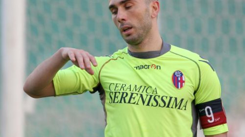 ''Bologna'' komandas kapteinis Marko di Vaio
Foto: Digitale/Scanpix