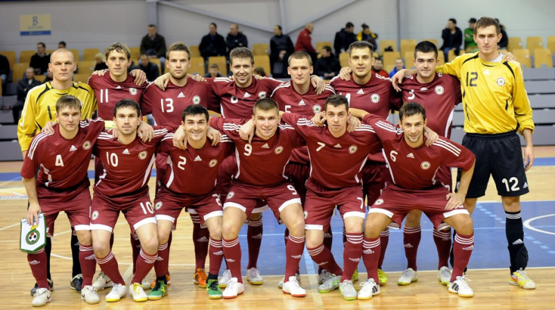 Latvijas telpu futbola izlase
Foto: LFF