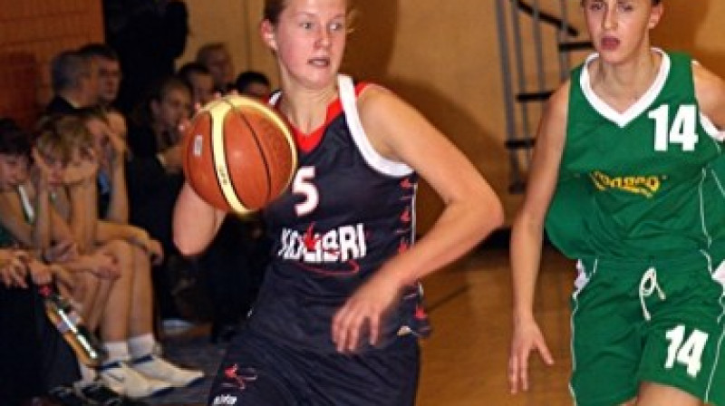 Kate Karlīna Krēsliņa nopelnīja vietu turnīra simboliskajā piecniekā
Foto: www.girlsbasket.eu
