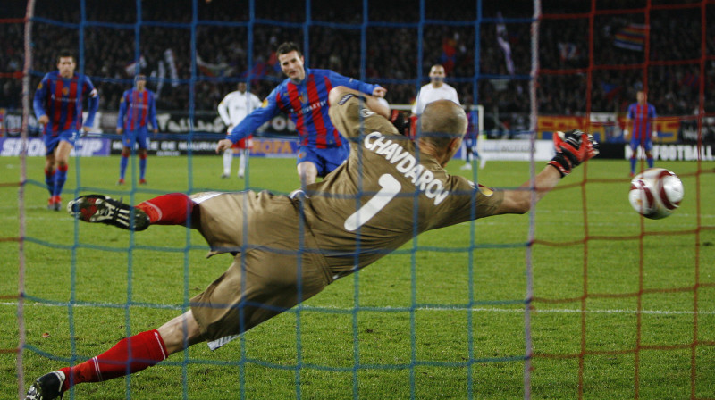 Epizode no "Basel" un "CSKA" mača
Foto: AFP/Scanpix Sweden