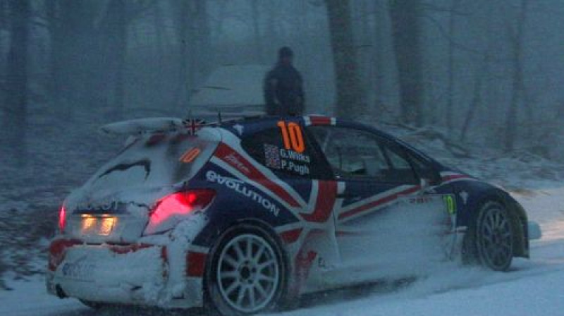 Gajs Vilkss sniegotajos Montekarlo ceļos
Foto: www.autosport.cz