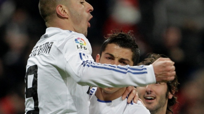 Karims Benzemā svētdien "Santiago Bernabeu" guva savus tikai otros vārtus šīs sezonas "La Liga" čempionātā, pirmos kopš septembra
Foto: AP/ Scanpix