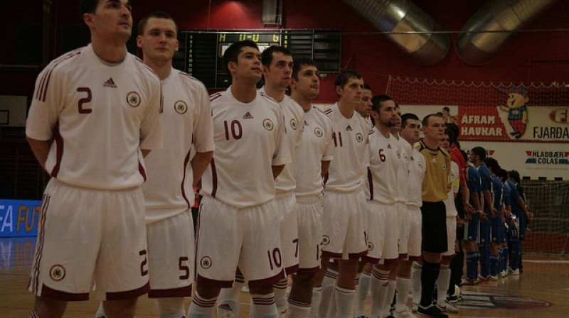 Latvijas telpu futbola izlase
Foto: LFF