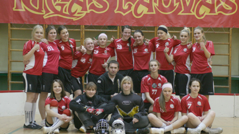 Komanda "Rīgas lauvas/Errea"
Foto: www.floorball.lv