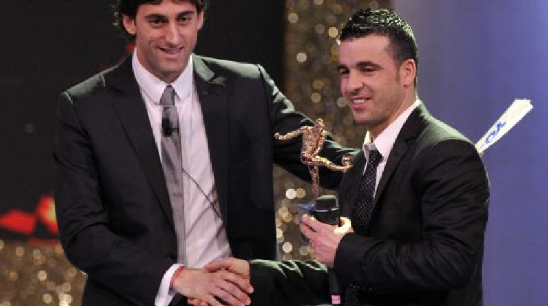 Djēgo Milito un Antonio Di Natale
Foto: Digitale/Scanpix