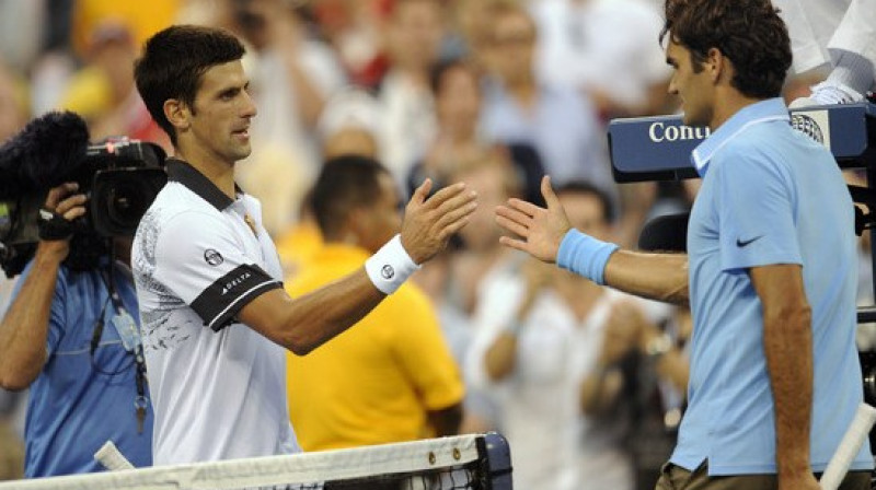 Novaks Džokovičs un Rodžers Federers tiksies atkal
Foto: PA Wire/Scanpix