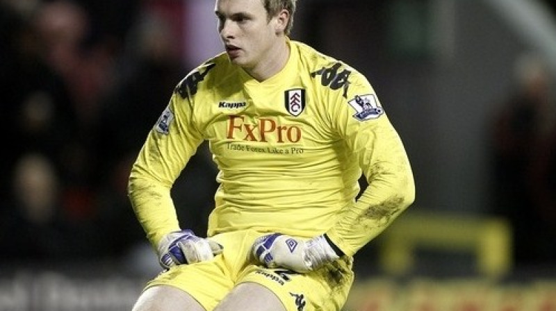"Fulham" vārtsargs Deivids Stokdeils
Foto: PA Wire/Scanpix