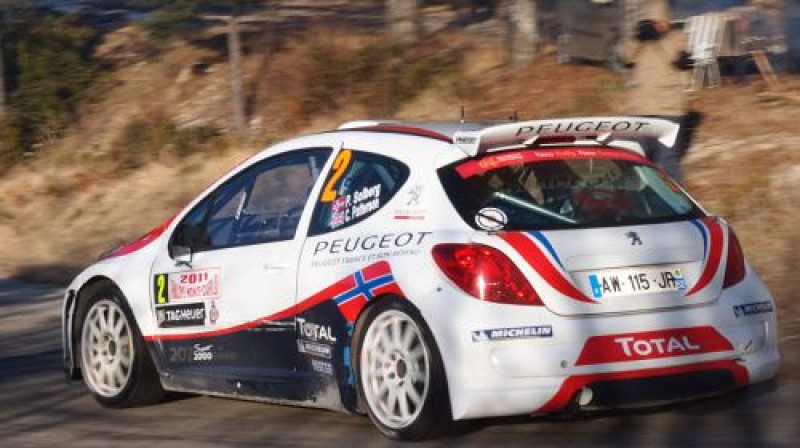 Peters Solbergs Montekarlo rallijā
Foto: www.ewrc.cz