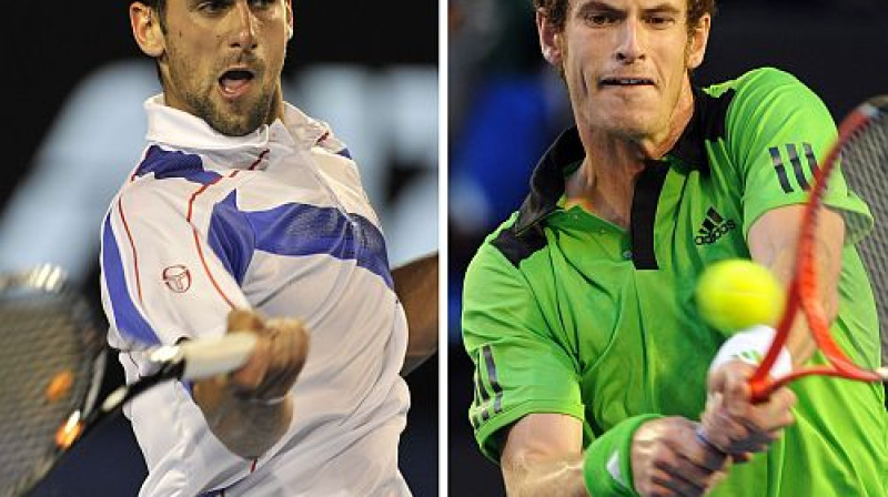 Novaks Džokovičs un Endijs Marejs
Foto: AFP/Scanpix