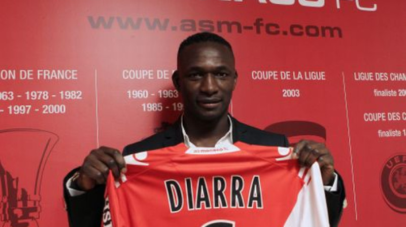 "Monaco" sastāvā debitēja Mamadū Diarā
Foto: AFP/Scanpix