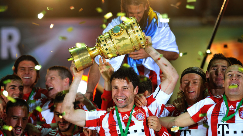 Pagājušā gada finālā "Bayern" ar 4:0 sakāva "Werder"
Foto: AFP/Scanpix Sweden