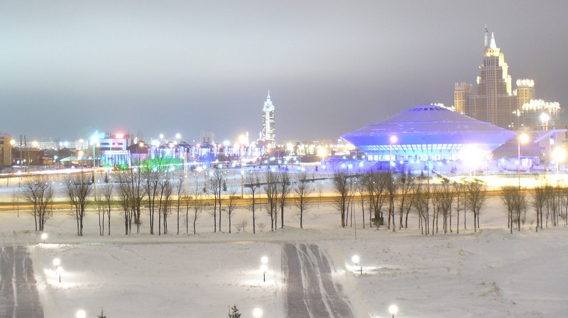 Kazahstānas galvaspilsēta Astana ziemā
Foto: skyscrapercity.com