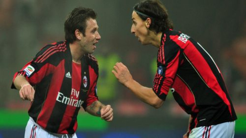 ''Milan'' spēlētājiem šoreiz pietrūka veiksmes un saskaņotības uzbrukuma noslēgumā
Foto: AFP/Scanpix