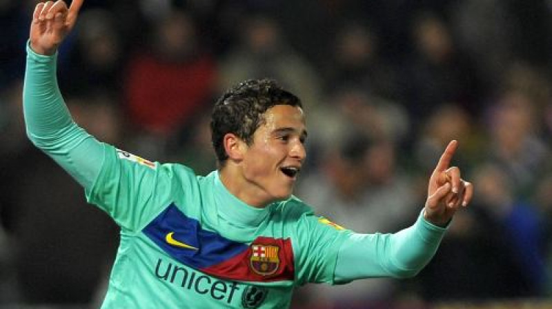 Ibrahims Afelajs guva savus pirmos vārtus "Barcelona" sastāvā
Foto: AFP/ Scanpix