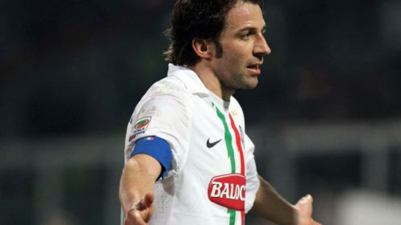 ''Juventus'' veterāns Alesandro Del Pjēro pauž sašutumu
Foto: digitale/Scanpix