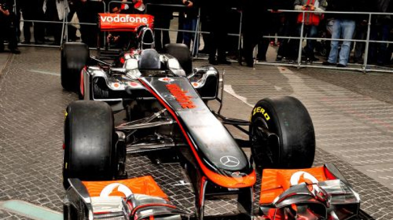 Jaunais "McLaren MP4-26" modelis
Foto: AFP/Scanpix