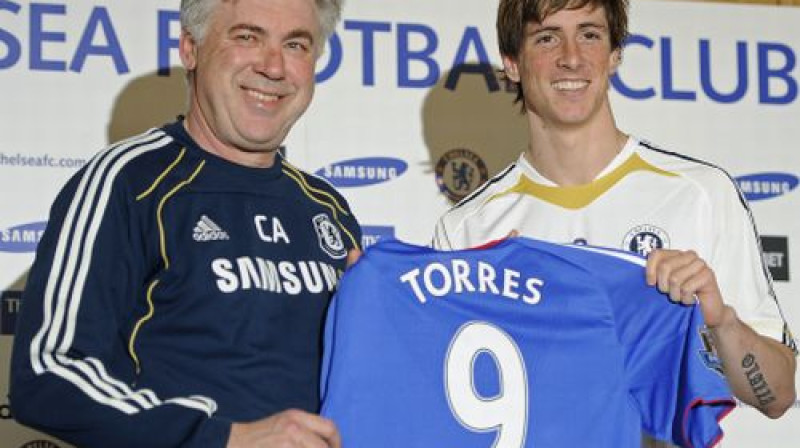Fernando Toress "Chelsea" rindās cer izcīnīt pirmo titulu savā klubu karjerā
Foto: AFP/Scanpix