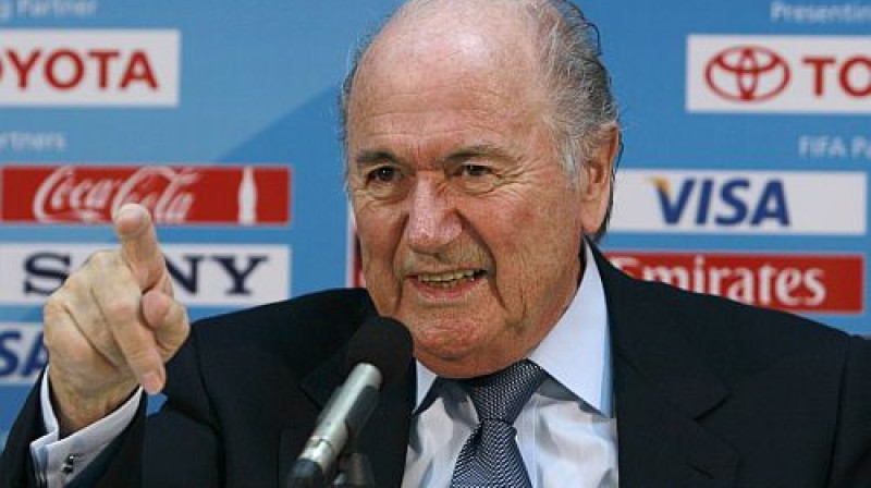 FIFA prezidents Zeps Blaters
Foto: Reuters/Scanpix