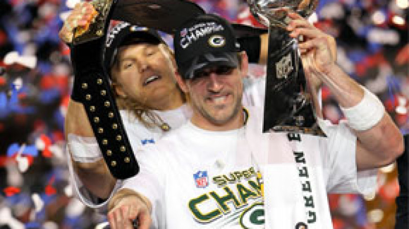 Grīnbejas "Packers" spēlētāji
Foto: AP/Scanpix