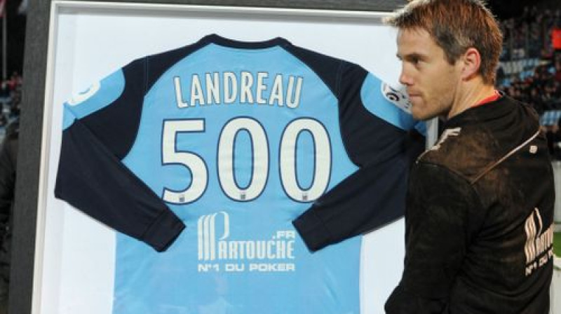 "Lille" vārtsargs Mikaels Landro
Foto: AFP/Sanpix