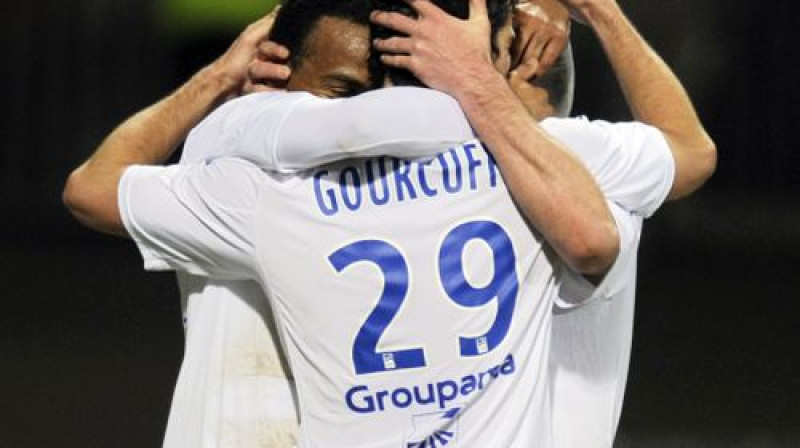 Lionas "Olympique" futbolisti atzīmē pirmo vārtu guvumu
Foto: AFP/Scanpix