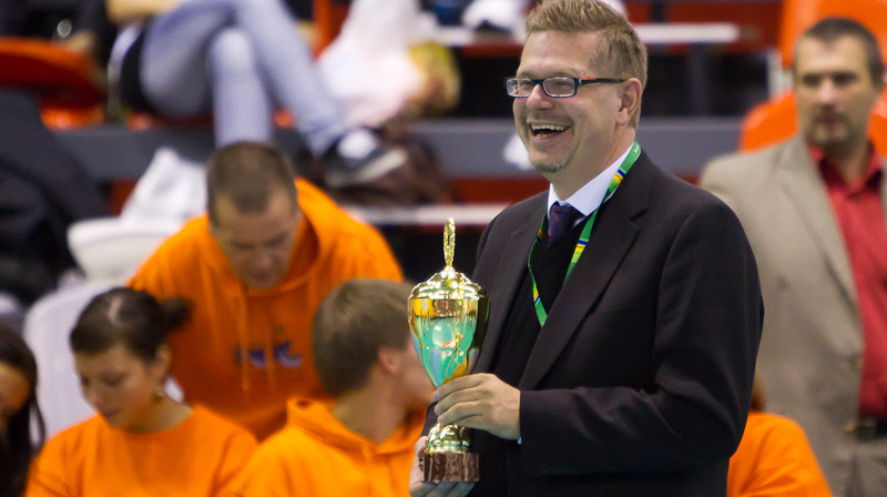 Zviedrijas Florbola federācijas viceprezidents Martins Volmheds
Foto: Mārtiņš Šults, www.floorball.lv