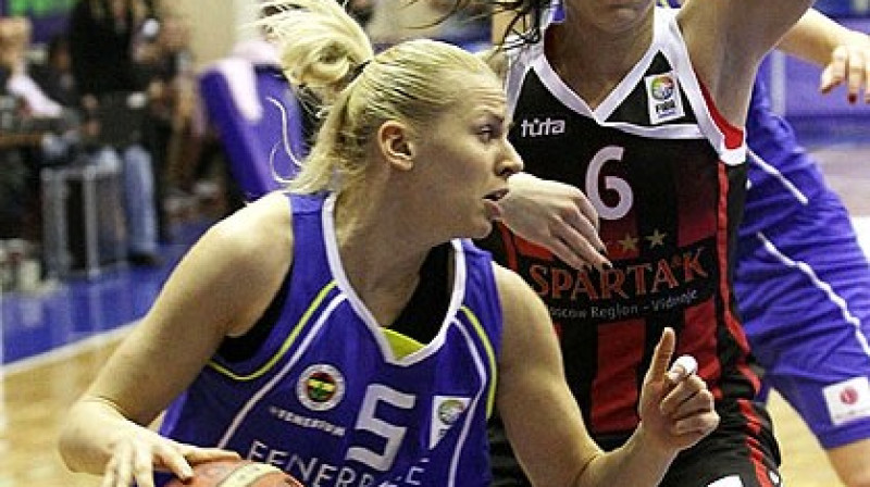 Anetei Jēkabsonei-Žogotai atgriešanās Maskavā sanāca skumja
Foto: www.fenerbahce.org