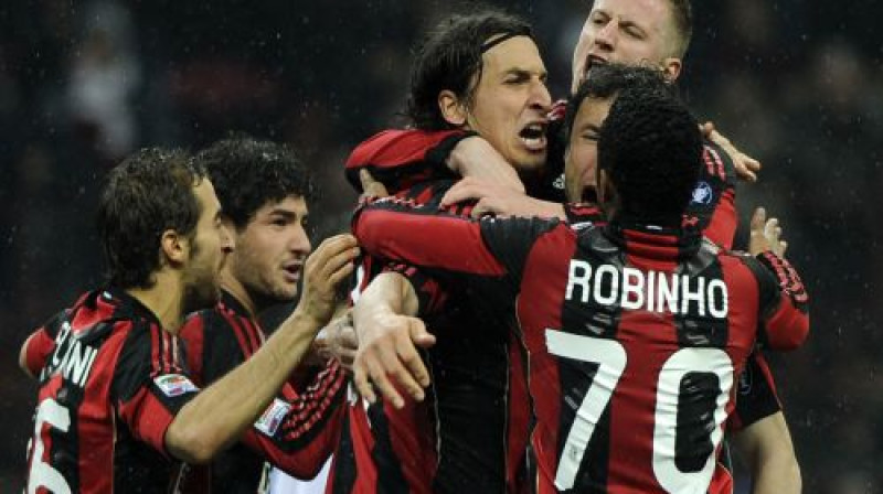 ''Milan'' futbolisti var līksmot
Foto: AFP/Scanpix
