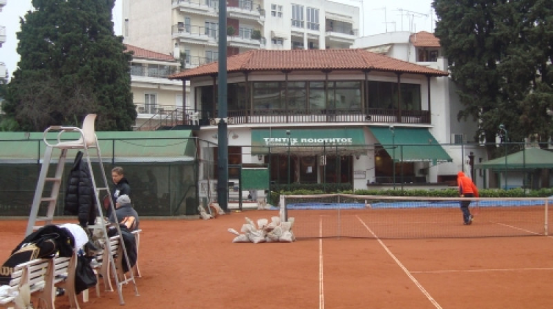 Saloniku tenisa klubā jāveic vēl daudz darbu, lai Deivisa kausa izcīņas mačs starp Latvijas un Grieķijas komandām tiktu noorganizēts augstā līmenī