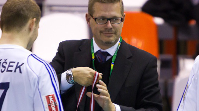 Zviedrijas Florbola federācijas viceprezidents Martins Volmheds
Foto: Mārtiņš Šults, www.floorball.lv