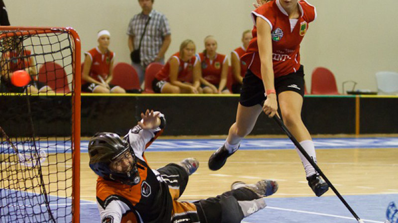 "Valmiera/BSS"
Foto: Mārtiņš Šults, www.floorball.lv