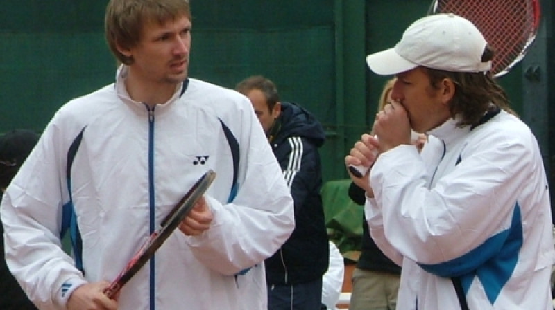 Andis Juška un Deniss Pavlovs
Foto: Jānis Cīrulis, Sportacentrs.com