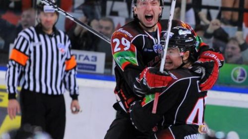 Omskas ''Avangard'' hokejisti
Foto: hawk.ru