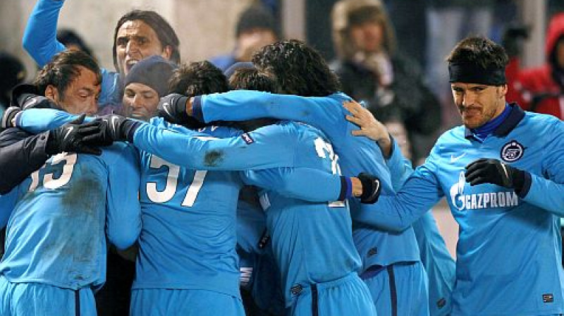 "Zenit" futbolisti gavilē
Foto: AP/Scanpix