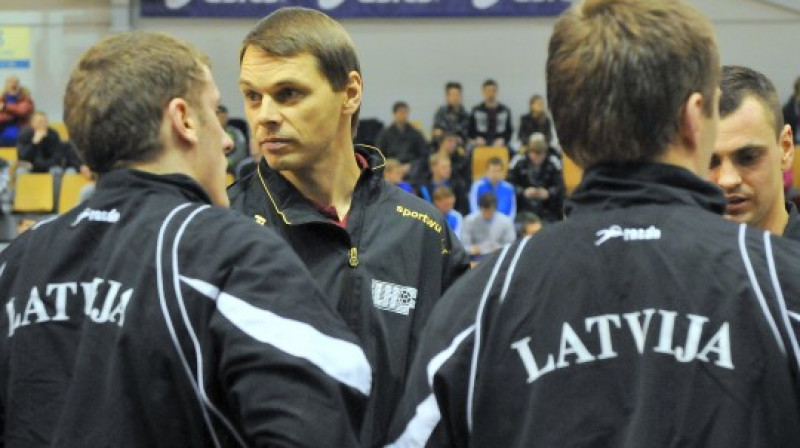 Latvijas izlases galvenais treneris Valdis Labanovskis
Foto: Romualds Vambuts, sportacentrs.com