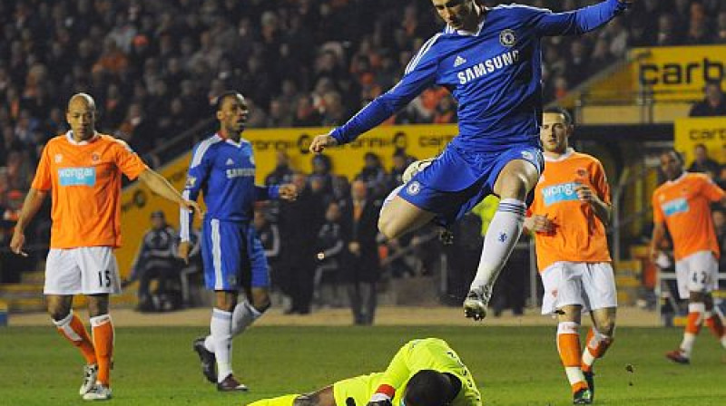 Fernando Toress joprojām nav guvis vārtus "Chelsea" sastāvā
Foto: Reuters/Scanpix