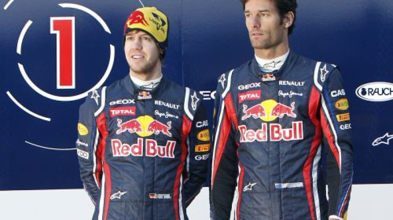 Sebastians Fetels un Marks Vēbers
Foto: AFP/Scanpix