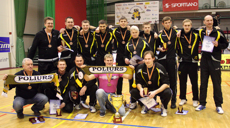 "Poliurs / Ozolnieki" volejbolisti ar bronzas medaļām
Foto: Renārs Buivids