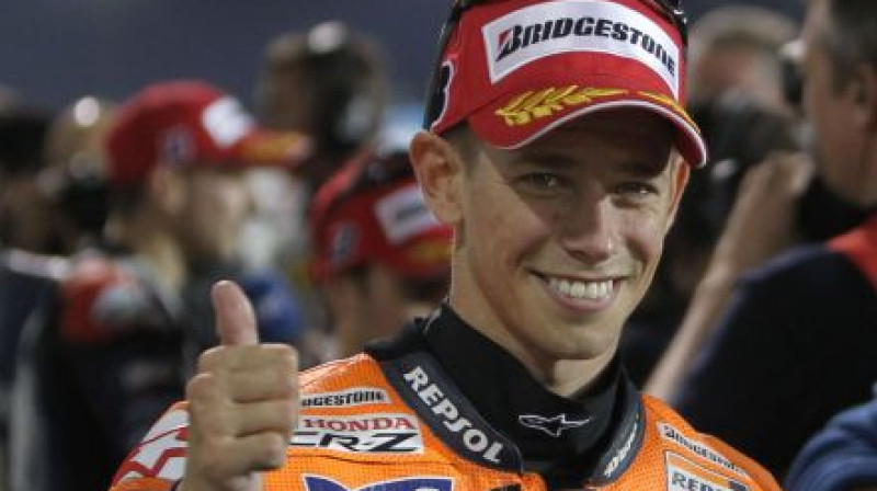 Kataras kvalifikācijas uzvarētājs Keisijs Stouners ("Honda")
Foto: AFP/Scanpix