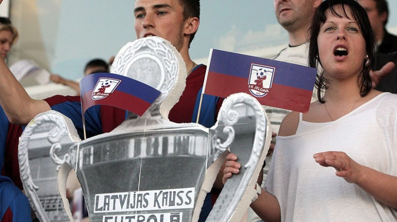 "Jelgavas" fani par kausu sapņo arī šogad
Foto: Ivars Veiliņš, www.jelgavasvestnesis.lv