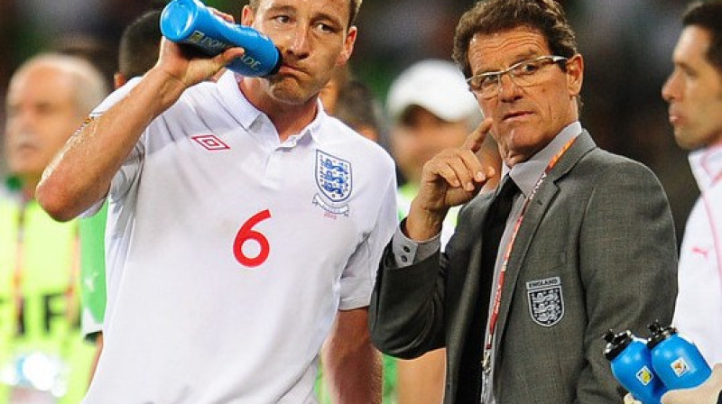 Džons Terijs un Fabio Kapello
Foto: PA Wire/Scanpix