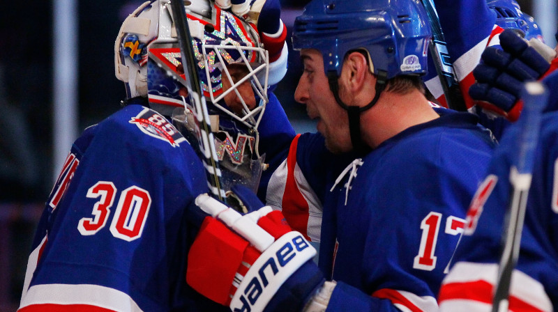 Spēles galvenie personāži - Henriks Lundkvists un Brendons Dubinskis
Foto: AFP/Scanpix