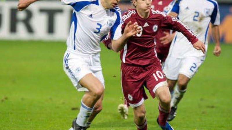 Tals Ben Haims pret Andreju Rubinu 2008. gada oktobrī Rīgā
Foto: AFP/Scanpix