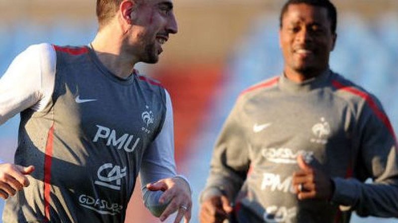 Grēkāži, Frank Riberī un Patris Evrā - laipni lūgti atpakaļ!
Foto: AFP/Scanpix