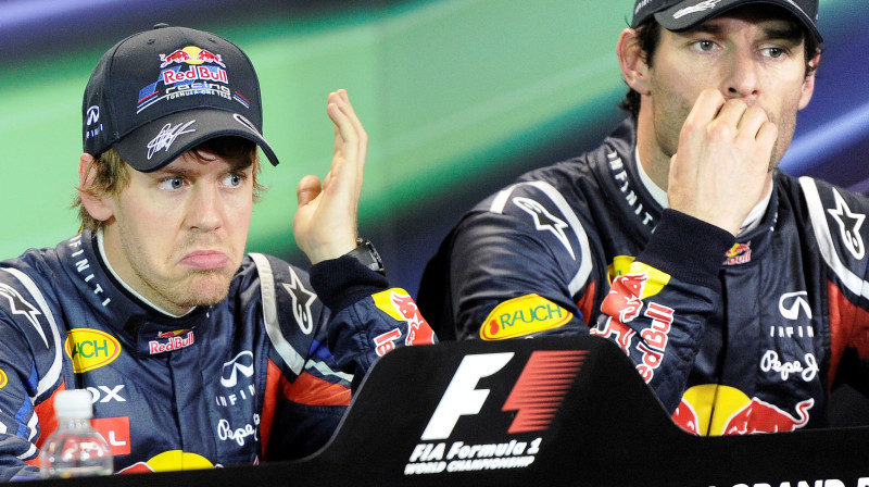 Sebastians Fetels un Marks Vēbers
Foto: AP/Scanpix