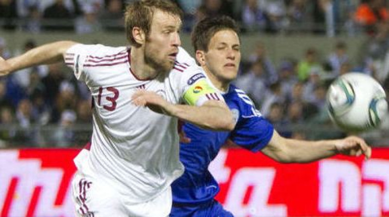 Kaspars Gorkšs cīņā ar Rami Geršonu
Foto: AFP/Scanpix