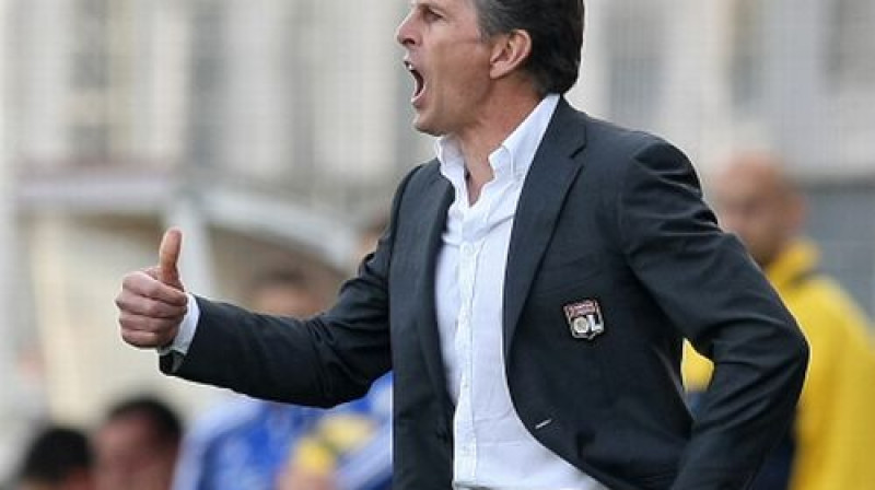 Kloda Puela vadībā Lionas "Olympique" trīs gadu laikā nav izcīnījis nevienu titulu
Foto: AP/Scanpix