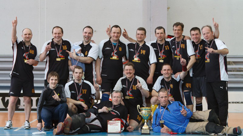 Jaunā čempione - Kocēnu "Rubene"
Foto: Mārtiņš Šults, www.floorball.lv